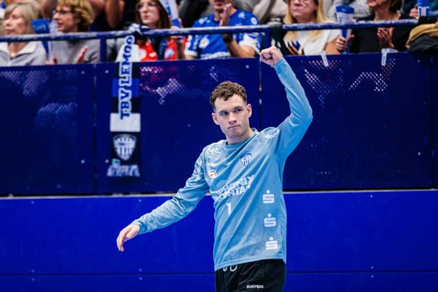 Constantin Moestl TBV Lemgo Lippe, 01 GER, TBV Lemgo Lippe vs SG Flensburg Handewitt, Handball, 1 Bundesliga, 15 Matchday, Season 2025 2026, 04 12 2025 GER, TBV Lemgo Lippe vs SG Flensburg Handewitt, Handball, 1 Bundesliga, 15 Matchday, Season 2025 2026, 04 12 2025 Lemgo Copyright: xEibner-Pressefoto JanxRollingerx EP_JSK