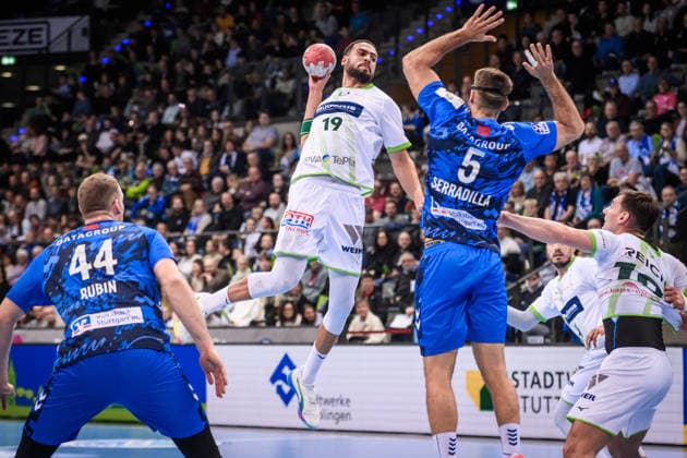 Handball, HBL, TVB 1898 Stuttgart - HSG Wetzlar