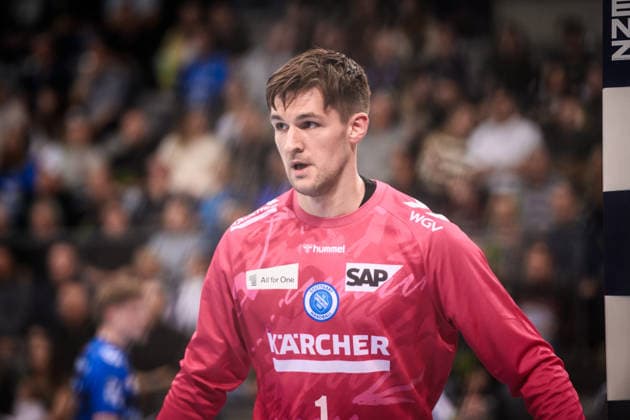 Luka Krnokapic TVB Stuttgart, 01 new goalkeeper in the ranks of TVB Stuttgart GER, TVB 1898 Stuttgart HSG Wetzlar, DAIKIN HBL, Handball, Bundesliga, 11 Matchday, Season 2025 2026, 04 12 2025 GER, TVB 1898 Stuttgart HSG Wetzlar, DAIKIN HBL, Handball, Bundesliga, 11 Matchday, Season 2025 2026, 04 12 2025 Stuttgart Copyright: xSandyxDinkelackerx EP_SDR