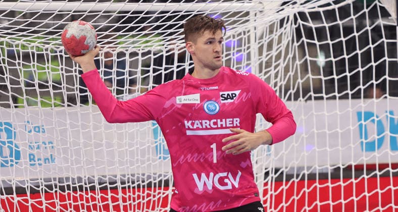 Stuttgart , Handball Daikin HBL Bundesliga TVB Stuttgart vs HSG Wetzlar , Mateusz Kornecki TVB