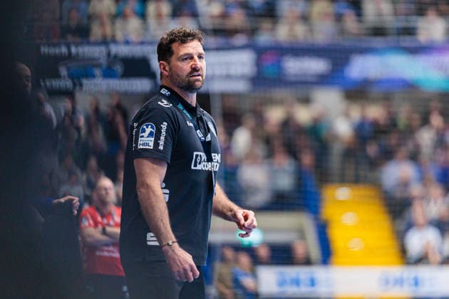 Florian Kehrmann TBV Lemgo Lippe, Coach GER, TBV Lemgo Lippe vs SG Flensburg Handewitt, Handball, 1 Bundesliga, 15 Matchday, Season 2025 2026, 04 12 2025 GER, TBV Lemgo Lippe vs SG Flensburg Handewitt, Handball, 1 Bundesliga, 15 Matchday, Season 2025 2026, 04 12 2025 Lemgo Copyright: xEibner-Pressefoto JanxRollingerx EP_JSK