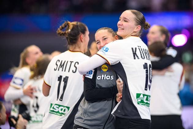 DORTMUND, GERMANY - 4 DECEMBER, 2025: Nieke Kuhne - Women s Handball World Championship, WM, Weltmeisterschaft 2025 Montenegro vs Germany at Westfallenhalle.  Copyright: xVitaliixKliuievx