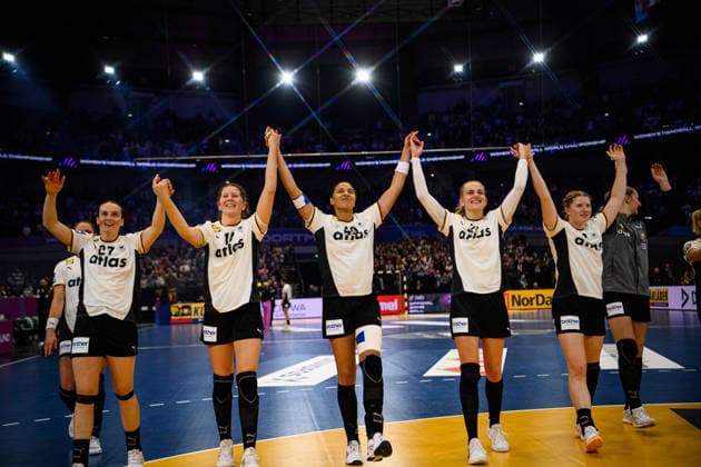 DORTMUND, GERMANY - 4 DECEMBER, 2025: - Women s Handball World Championship, WM, Weltmeisterschaft 2025 Montenegro vs Germany at Westfallenhalle.  Copyright: xVitaliixKliuievx