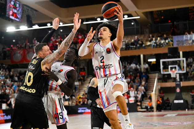 BASKET-BALL : AS Monaco VS Paris Basketball - Turkish Airlines EuroLeague - 04 12 2025 Nadir Hifi (Paris basketball) - Turkish Airlines EuroLeague match between AS Monaco and Paris Basketball on December 4, 2025 at the Louis II Stadium in Monaco. MonacoMonaco  Copyright: xWilliamxCannarellax