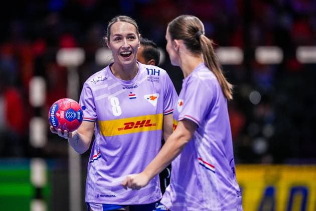 ROTTERDAM , 04-12-2025 , Rotterdam Ahoy , Womens World Championship, WM, Weltmeisterschaft Handball 2025 , match between Netherlands and Tunisia , picture shows Netherlands player Lois Abbingh Netherlands - Tunisia (women)  x32343991x Copyright: