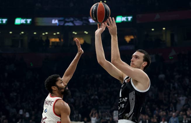 Partizan v Bayern, Euroleague basketball, season 2025 2026, round 14 Belgrade, Serbia. 4th Dec, 2025. Partizan s Aleksej Pokusevski during Euroleague basketball match between Partizan and Bayern Munich on December 4. 2025. in Belgrade, Serbia. Belgrade Serbia Copyright: xPedjaxMilosavljevic STARSPORTx