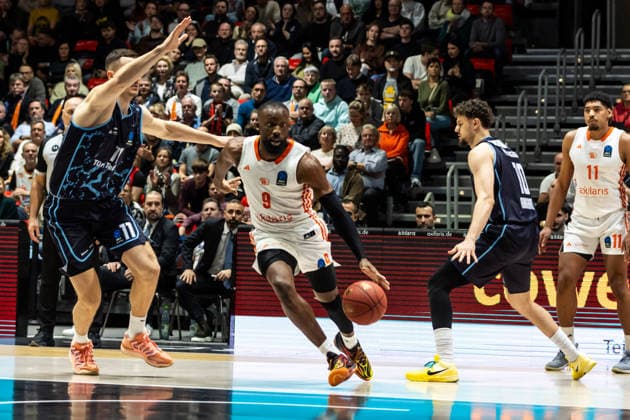 GER, BKT EuroCup, Season 2025 2026, Niners Chemnitz Turk Telekom Ankara 04 12 2025, Messe, Chemnitz, GER, BKT EuroCup, Season 2025 2026, Niners Chemnitz Turk Telekom Ankara John Edward Newman III Niners Chemnitz, 9 Photo Alexander Trienitz Chemnitz Messe Sachsen Germany