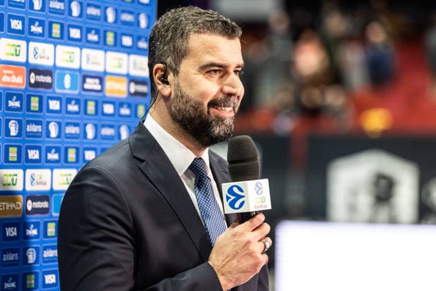 GER, BKT EuroCup, Season 2025 2026, Niners Chemnitz Turk Telekom Ankara 04 12 2025, Messe, Chemnitz, GER, BKT EuroCup, Season 2025 2026, Niners Chemnitz Turk Telekom Ankara Erdem Can Head Coach , Turk Telekom Ankara at the interview Photo Alexander Trienitz Chemnitz Messe Sachsen Germany