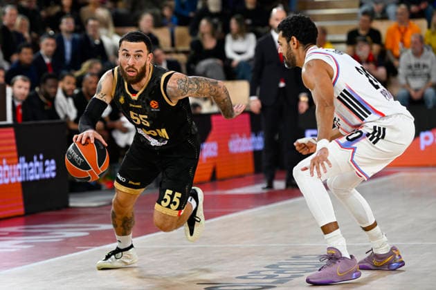 BASKET-BALL : AS Monaco VS Paris Basketball - Turkish Airlines EuroLeague - 04 12 2025 Mike James (ASM) - Turkish Airlines EuroLeague match between AS Monaco and Paris Basketball on December 4, 2025 at the Louis II Stadium in Monaco. MonacoMonaco  Copyright: xWilliamxCannarellax