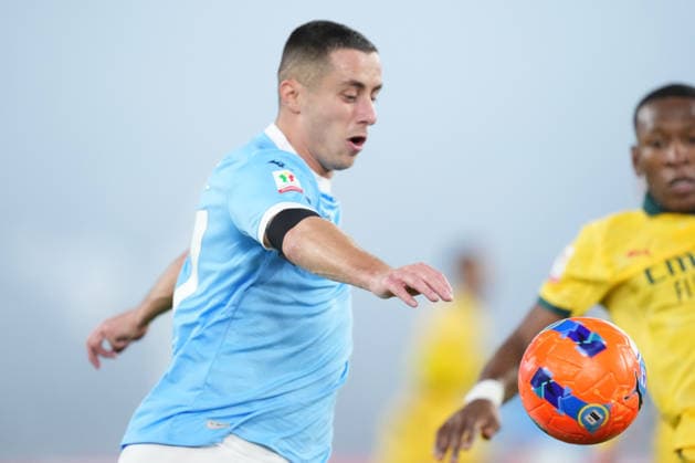 Lazio™s Adam Marusic during the Frecciarossa Italian Cup 2025 2026 soccer match between Lazio and Milan at the Rome s Olympic stadium, Italy - Thursday December 04, 2025 - Soccer ( Photo by Alfredo Falcone LaPresse )  Copyright: xAlfredoxFalcone LaPressex
