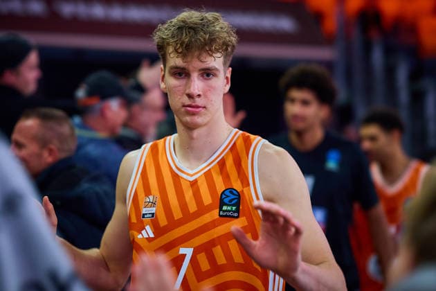 Tobias Jensen ratiopharm ulm, 07 after match GER, ratiopharm ulm vs Dolomiti Energia Trento, Basketball, Matchday 9, BKT EuroCup, Season 2025 2026, 04 12 2025 GER, ratiopharm ulm vs Dolomiti Energia Trento, Basketball, Matchday 9, BKT EuroCup, Season 2025 2026, 04 12 2025 New Ulm Copyright: xEibner-Pressefoto GeraldxOelze-dexStoppanyx EP_ODS