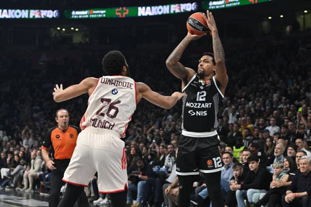 PARTIZAN vs BAYERN MUNCHEN STERLING BROWN Sterling Braun basketball Partizan vs Bayern Munchen Euroleague, Beogradska arena, Belgrade 04.12.2025 Foto: BASKETBALL, EUROLEAGUE, PARTIZAN, BAYERN MUNCHEN Belgrade Belgrade arena Serbia Copyright: xMarkoxMetlas xMNxPressx