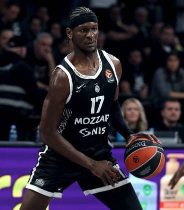 Partizan v Bayern, Euroleague basketball, season 2025 2026, round 14 Belgrade, Serbia. 4th Dec, 2025. Partizan s Isaac Bonga during Euroleague basketball match between Partizan and Bayern Munich on December 4. 2025. in Belgrade, Serbia. Belgrade Serbia Copyright: xPedjaxMilosavljevic STARSPORTx