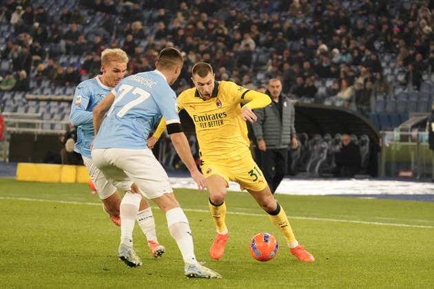during the Round of 16 of Coppa Italia between S.S. Lazio vs A.C. Milan at the Olympic Stadium, Rome, italy on 4 December 2025  Copyright: xStefanoxDÂ offizi IPAxSportx xipa-agency.netx xx IPA_68746878 IPA_Agency_IPA68746878