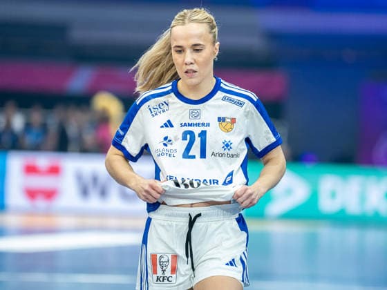 Sandra Erlingsdottir Iceland, 21 , Spain vs Iceland, Handball, World Championship, Women, Season 2025 2026, 04 12 2025, Spain vs Iceland, Handball, World Championship, Women, Season 2025 2026, 04 12 2025 Dortmund Copyright: xEibner-Pressefoto MichaelxSchmidx EP_MST