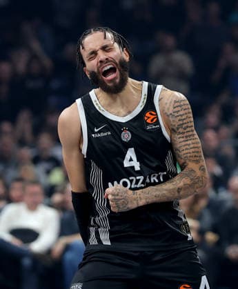 Partizan v Bayern, Euroleague basketball, season 2025 2026, round 14 Belgrade, Serbia. 4th Dec, 2025. Partizan s Duane Washington during Euroleague basketball match between Partizan and Bayern Munich on December 4. 2025. in Belgrade, Serbia. Belgrade Serbia Copyright: xPedjaxMilosavljevic STARSPORTx