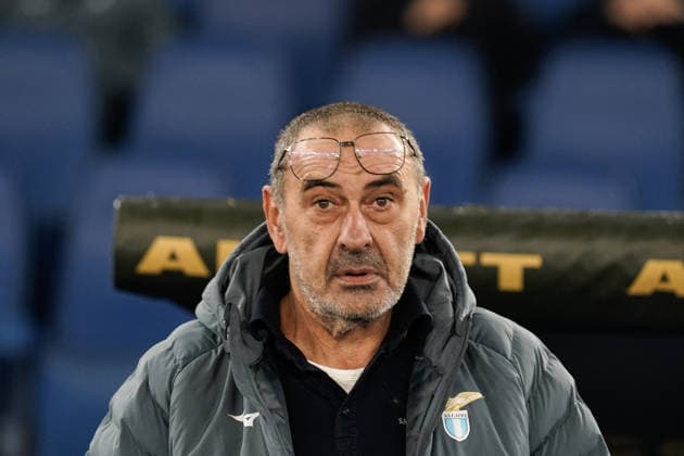 CALCIO - Coppa Italia - SS Lazio vs AC Milan Maurizio Sarri during the Round of 16 of Coppa Italia between S.S. Lazio vs A.C. Milan at the Olympic Stadium, Rome, italy on 4 December 2025 Rome Italy  Copyright: xIPAxSport ABACAx