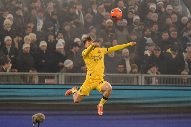 CALCIO - Coppa Italia - SS Lazio vs AC Milan during the Round of 16 of Coppa Italia between S.S. Lazio vs A.C. Milan at the Olympic Stadium, Rome, italy on 4 December 2025 Rome Italy  Copyright: xIPAxSport ABACAx