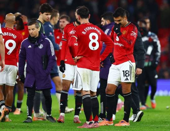 Casemiro of Manchester United, ManU looks dejected at the end of the match Manchester United v West Ham United, Premier League, Football, Old Trafford, Manchester, UK - 04 Dec 2025Manchester Old Trafford United Kingdom EDITORIAL USE ONLY No use with unauthorised audio, video, data, fixture lists, club league logos or live services. Online in-match use limited to 120 images, no video emulation. No use in betting, games or single club league player publications.  Copyright: xMattxWest Shutterstockx 16006102as