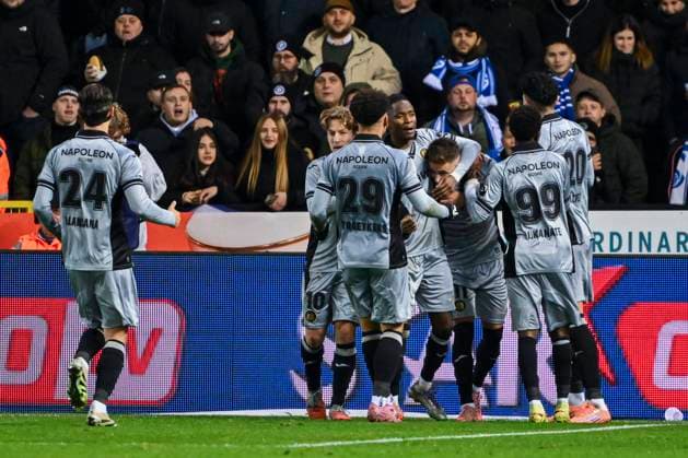 KRC Genk v RSC Anderlecht - Belgian Croky Cup GENK, BELGIUM - DECEMBER 04 : Hazard Thorgan midfielder of RSC Anderlecht celebrating scoring a goal on penalty during the Belgian Croky Cup round of 16 match between KRC Genk and RSC Anderlecht on December 4, 2025 in Genk, Belgium, 04 12 2025 Genk Belgium  Copyright: xVincentxKalutx