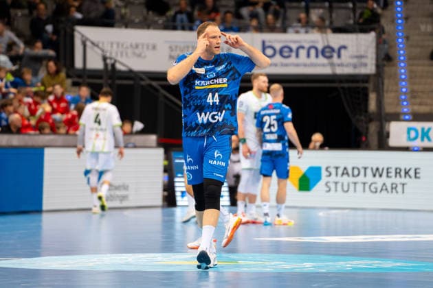 Handball I Men I Season 2025 2026 I Bundesliga I 11 Matchday I TVB Stuttgart HSG Wetzlar I 04 12 2025 Lenny Rubin 44, TVB Stuttgart Stuttgart Porsche Arena Baden Württemberg Germany Copyright: xLobeca MaxxPetershansx