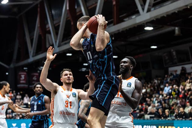 GER, BKT EuroCup, Season 2025 2026, Niners Chemnitz Turk Telekom Ankara 04 12 2025, Messe, Chemnitz, GER, BKT EuroCup, Season 2025 2026, Niners Chemnitz Turk Telekom Ankara Marko Simonovic Turk Telekom Ankara 11 Photo Alexander Trienitz Chemnitz Messe Sachsen Germany