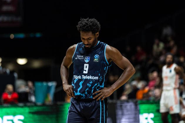 GER, BKT EuroCup, Season 2025 2026, Niners Chemnitz Turk Telekom Ankara 04 12 2025, Messe, Chemnitz, GER, BKT EuroCup, Season 2025 2026, Niners Chemnitz Turk Telekom Ankara Jaleen Smith Turk Telekom Ankara 9 Photo Alexander Trienitz Chemnitz Messe Sachsen Germany