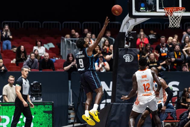 GER, BKT EuroCup, Season 2025 2026, Niners Chemnitz Turk Telekom Ankara 04 12 2025, Messe, Chemnitz, GER, BKT EuroCup, Season 2025 2026, Niners Chemnitz Turk Telekom Ankara Jaleen Smith Turk Telekom Ankara 9 Photo Alexander Trienitz Chemnitz Messe Sachsen Germany