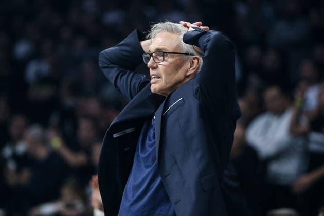 Partizan Mozzart Bet Belgrade v Bayern Munich - EuroLeague BELGRADE, SERBIA - DECEMBER 4: Head Coach of Bayern Munich Gordon Herbert is seen during EuroLeague basketball match between between Partizan Mozzart Bet Belgrade and Bayern Munich at the Beogradska Arena in Belgrade, Serbia on December 4, 2025. Filip Stevanovic Anadolu Belgrade Serbia. Editorial use only. Please get in touch for any other usage.  Copyright: x2025xAnadoluxFilipxStevanovicx