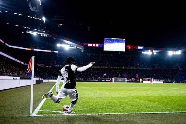 Jeremy Nosakhare Agbonifo (9 FC Basel 1893) during the Swiss Cup Round of 16 match between FC Grand-Saconnex and FC Basel 1893 at St. Jakob-Park, Basel, Switzerland. Copyright: xPriscilaxBütlerx xSPPx Sportspressphoto_SPR69849