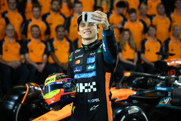F1 Grand Prix of Abu Dhabi - Previews Oscar Piastri of the McLaren Formula 1 Team participates in Media Day on Yas Island, Abu Dhabi, on December 4, 2025. Abu Dhabi United Arab Emirates  Copyright: xAhmadxAlShehabx originalFilename:alshehab-formula1251204_npNs9.jpg