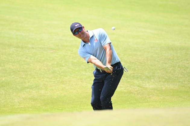 GOLF AUSTRALIAN OPEN, Adam Scott of Australia plays a shot in round two of the Australian Open Golf tournament at the Royal Melbourne Golf Club in Melbourne, Friday, December 5, 2025. ( NO ARCHIVING, EDITORIAL USE ONLY MELBOURNE VICTORIA AUSTRALIA  Copyright: xJAMESxROSSx 20251205131246866980