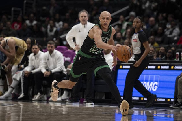 Boston Celtics v Washington Wizards - NBA, Basketball Herren, USA WASHINGTON DC, UNITED STATES - NOVEMBER 4 : Jordan Walsh (27) of Boston Celtics in action during the NBA basketball game between Boston Celtics and Washington Wizards at the Capital One Arena in Washington DC, United States on December 04, 2025. Celal Gunes Anadolu Washington United States. Editorial use only. Please get in touch for any other usage.  Copyright: x2025xAnadoluxCelalxGunesx