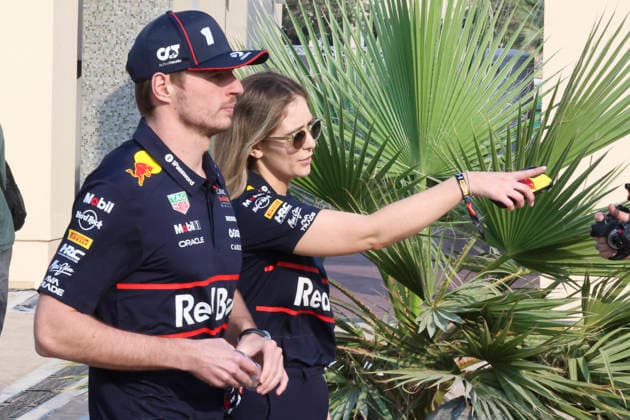 F1 Grand Prix Of Abu Dhabi 2025 - Previews - Press Confernece Max Verstappen of the Netherlands in the paddock, the F1 racing driver of Red Bull Racing Formula One team in Yas Marina Circuit ahead of the 2025 Grand Prix of Abu Dhabi. Abu Dhabi, United Arab Emirates on December 4, 2025 Abu Dhabi United Arab Emirates  Copyright: xNicolasxEconomoux originalFilename:economou-notitle251204_npPD2.jpg