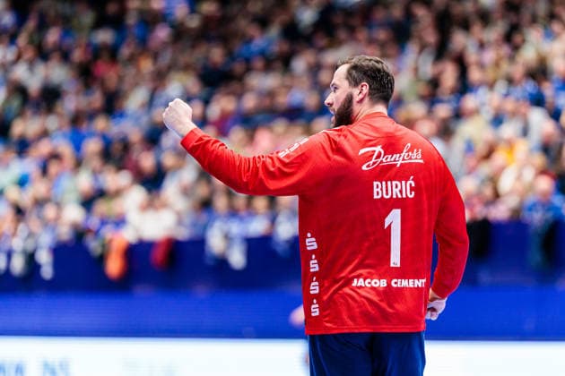 Benjamin Buric SG Flensburg Handewitt, 01 GER, TBV Lemgo Lippe vs SG Flensburg Handewitt, Handball, 1 Bundesliga, 15 Matchday, Season 2025 2026, 04 12 2025 GER, TBV Lemgo Lippe vs SG Flensburg Handewitt, Handball, 1 Bundesliga, 15 Matchday, Season 2025 2026, 04 12 2025 Lemgo Copyright: xEibner-Pressefoto JanxRollingerx EP_JSK