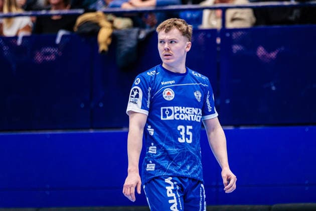 Jarnes Faust TBV Lemgo Lippe, 35 GER, TBV Lemgo Lippe vs SG Flensburg Handewitt, Handball, 1 Bundesliga, 15 Matchday, Season 2025 2026, 04 12 2025 GER, TBV Lemgo Lippe vs SG Flensburg Handewitt, Handball, 1 Bundesliga, 15 Matchday, Season 2025 2026, 04 12 2025 Lemgo Copyright: xEibner-Pressefoto JanxRollingerx EP_JSK