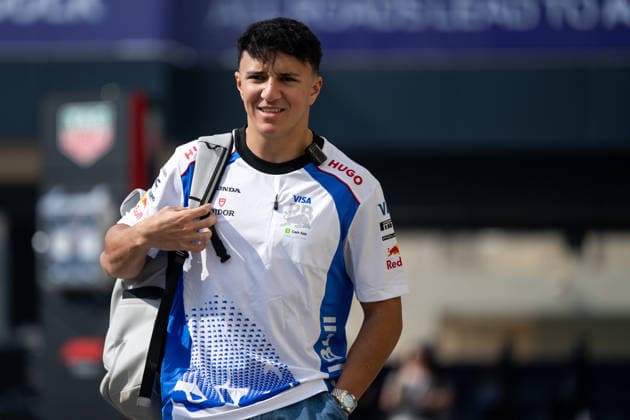 Isack Hadjar Visa Cash App Racing Bulls F1 Team, France, 06 , UAE, Formula 1 World Championship, Abu Dhabi Grand Prix, Yas Marina Circuit, Media Day, 04 12 2025 UAE, Formula 1 World Championship, Abu Dhabi Grand Prix, Yas Marina Circuit, Media Day, 04 12 2025 Yas Marina Island Copyright: xEibner-Pressefoto Memmlerx EP_MMR