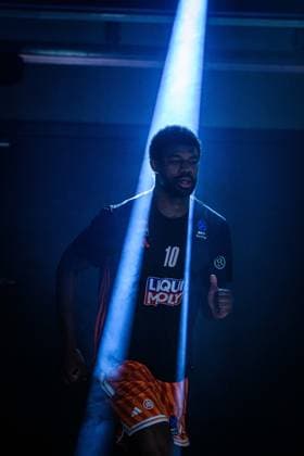 Malik Osborne ratiopharm ulm Looks on during the Basketball Eurocup match between ratiopharm ulm and Dolomiti Energia Trento at ratiopharm Arena on December 4, 2025 in Neu Ulm, Germany Photo by Harry Langer DeFodi Images