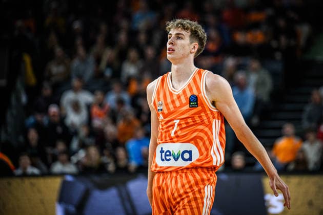 Tobias Jensen ratiopharm ulm Looks on during the Basketball Eurocup match between ratiopharm ulm and Dolomiti Energia Trento at ratiopharm Arena on December 4, 2025 in Neu Ulm, Germany Photo by Harry Langer DeFodi Images