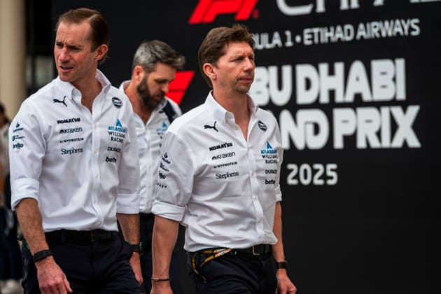 Formula 1 Etihad Airways Abu Dhabi Grand Prix 2025 Loïs Gelbart Carrasco OVERTAKE MAXPPP - Abu Dhabi 05 12 2025 VOWLES James (gbr), Atlassian Williams Racing team principal, portrait at the Formula 1 Etihad Airways Abu Dhabi Grand Prix 2025, the 24th round of the 2025 FIA Formula 1 World Championship, WM, Weltmeisterschaft at Yas Marina Circuit in Abu Dhabi, United Arab Emirates, from 4 to 7 December 2025 Abu Dhabi Yas Marina Circuit United Arab Emirates  Copyright: xOVERTAKE MAXPPPxLoïsxGelbartxCarrascox OVT202512053457 OVT202512053457