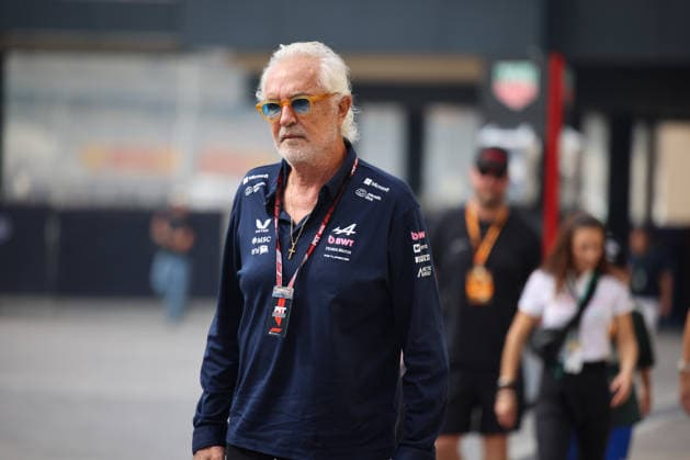 Flavio Briatore Team Principal, BWT Alpine Formula One Team , ARE, Formula One World Championship, Abu Dhabi Grand Prix, Yas Marina Circuit, Friday, 05 12 2025 ARE, Formula One World Championship, Abu Dhabi Grand Prix, United Arab Emirates, Yas Marina Circuit, 05 12 2025 Abu Dhabi Copyright: xEibner-Pressefoto AnnikaxGrafx EP_AGF