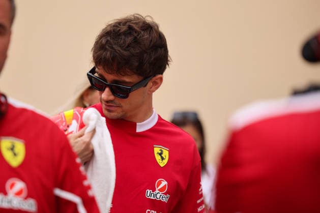 Charles Leclerc Scuderia Ferrari HP, 16 , ARE, Formula 1 World Championship, Abu Dhabi Grand Prix, Yas Marina Circuit, Friday, 05 12 2025 ARE, Formula 1 World Championship, Abu Dhabi Grand Prix, United Arab Emirates, Yas Marina Circuit, 05 12 2025 Abu Dhabi Copyright: xEibner-Pressefoto AnnikaxGrafx EP_AGF