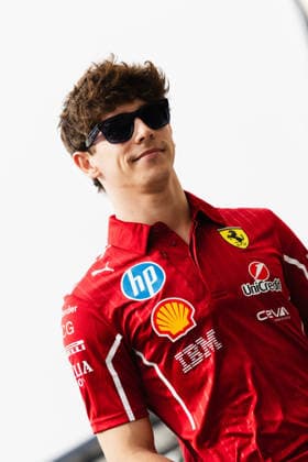 December 5, 2025, Abu Dhabi, Abu Dhabi, United Arab Emirates: ARTHUR LECLERC (Scuderia Ferrari) arriving at the paddock during Free Practice Day (Friday) at the Formula 1 Etihad Airways Abu Dhabi Prix 2025 at the Yas Marina Circuit in Abu Dhabi, United Arab Emirates Abu Dhabi United Arab Emirates - ZUMAr193 20251205_zsp_r193_015 Copyright: xSaraxRuffonix
