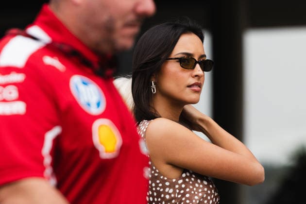 December 5, 2025, Abu Dhabi, Abu Dhabi, United Arab Emirates: ALEXANDRA SAINT MLEUX (Charles Leclerc s girlfriend) arriving at the paddock during Free Practice Day (Friday) at the Formula 1 Etihad Airways Abu Dhabi Prix 2025 at the Yas Marina Circuit in Abu Dhabi, United Arab Emirates Abu Dhabi United Arab Emirates - ZUMAr193 20251205_zsp_r193_026 Copyright: xSaraxRuffonix