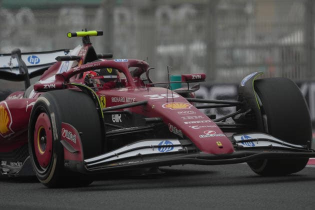 Formula 1 Etihad Airways Abu Dhabi Grand Prix 2025 05 12 2025, Yas Marina Circuit, Abu Dhabi, Formula 1 Etihad Airways Abu Dhabi Grand Prix 2025 , pictured Arthur Leclerc MON , Scuderia Ferrari HP nordphotoxGmbHx xBratic nph00250