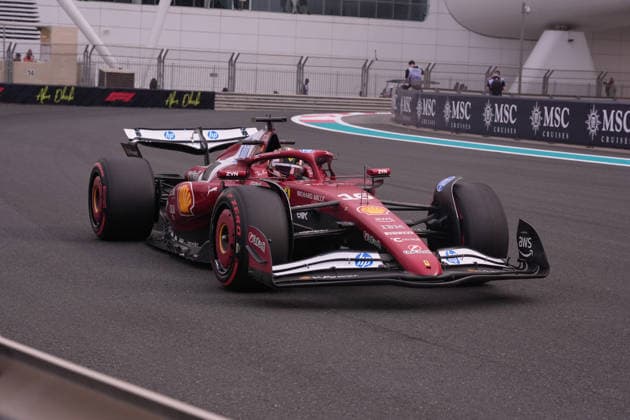 05 12 2025, Yas Marina Circuit, Abu Dhabi, Formula 1 Etihad Airways Abu Dhabi Grand Prix 2025 , in the picture Charles Leclerc MCO , Scuderia Ferrari HP Photo by Hasan Bratic DeFodi Images