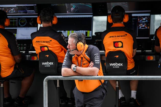 F1 - ABU DHABI GRAND PRIX 2025 BROWN Zak (usa), CEO of of McLaren Racing, portrait during the 2025 Formula 1 Abu Dhabi Grand Prix, 24th round of the 2025 FIA Formula One World Championship, WM, Weltmeisterschaft from December 05 to 07, 2025 on the Yas Marina Circuit, in Abu Dhabi, United Arab Emirates - Abu DhabiUnited Arab Emirates  Copyright: xXavixBonillax