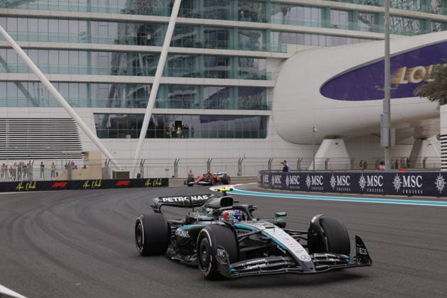 F1 - ABU DHABI GRAND PRIX 2025 12 KIMI ANTONELLI Andrea (ita), Mercedes AMG F1 Team W16, action during the 2025 Formula 1 Abu Dhabi Grand Prix, 24th round of the 2025 FIA Formula One World Championship, WM, Weltmeisterschaft from December 05 to 07, 2025 on the Yas Marina Circuit, in Abu Dhabi, United Arab Emirates - Abu DhabiUnited Arab Emirates  Copyright: xDPPIx