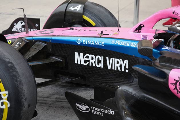F1 - ABU DHABI GRAND PRIX 2025 message on the Alpine F1 Team A525, to thank Viry Chatillon engine factory during the 2025 Formula 1 Abu Dhabi Grand Prix, 24th round of the 2025 FIA Formula One World Championship, WM, Weltmeisterschaft from December 05 to 07, 2025 on the Yas Marina Circuit, in Abu Dhabi, United Arab Emirates - Abu DhabiUnited Arab Emirates  Copyright: xANTONINxVINCENTx