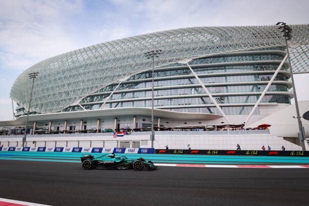 F1 - ABU DHABI GRAND PRIX 2025 35 CRAWFORD Jak (usa), Aston Martin F1 Team AMR25, action during the 2025 Formula 1 Abu Dhabi Grand Prix, 24th round of the 2025 FIA Formula One World Championship, WM, Weltmeisterschaft from December 05 to 07, 2025 on the Yas Marina Circuit, in Abu Dhabi, United Arab Emirates - Abu DhabiUnited Arab Emirates  Copyright: xANTONINxVINCENTx